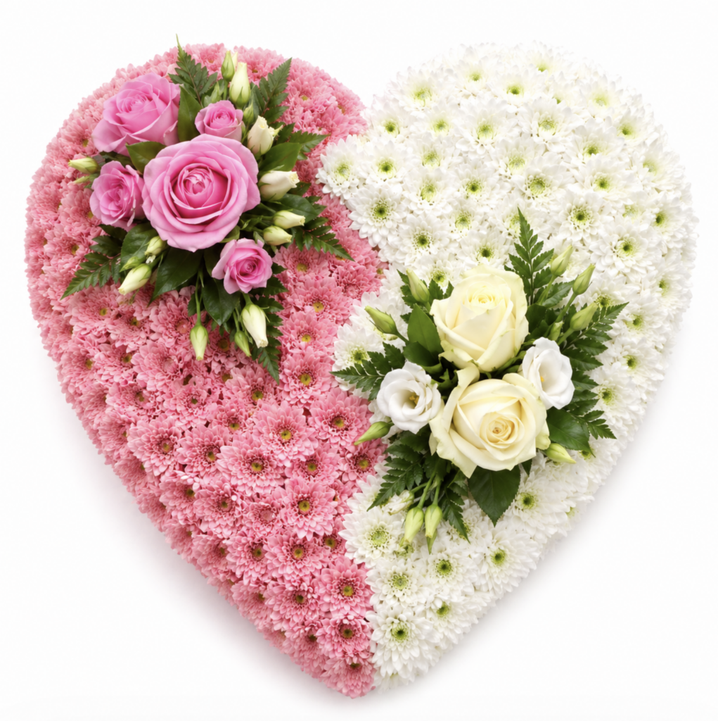 Funeral broken heart tribute